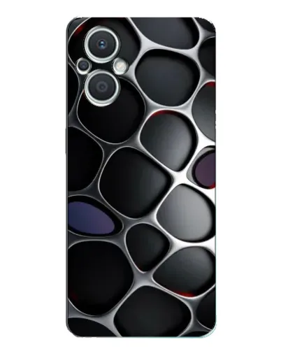Чехол для OPPO Reno7 Lite (5G) с картинкой «Объемная темная решетка» Чехол для OPPO Reno7 Lite (5G) с картинкой «Объемная темная решетка»