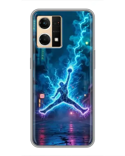 Чехол для OPPO Reno7 Pro 5G с картинкой «Jordan Gold Jumpman»