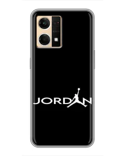 Чохол для OPPO Reno7 Pro 5G з картинкою «Jordan White Logo» Чохол для OPPO Reno7 Pro 5G з картинкою «Jordan White Logo»