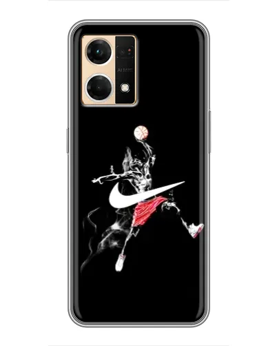 Чехол для OPPO Reno7 Pro 5G с картинкой «Jordan Jumpman»