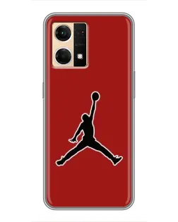 Чохол для OPPO Reno7 Pro 5G з картинкою «Jordan Red Back» Чохол для OPPO Reno7 Pro 5G з картинкою «Jordan Red Back»