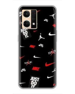 Чохол для OPPO Reno7 Pro 5G з картинкою «Nike Mix Pattern» Чохол для OPPO Reno7 Pro 5G з картинкою «Nike Mix Pattern»