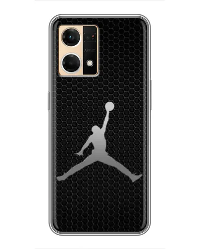 Чехол для OPPO Reno7 Pro 5G с картинкой «Jordan Dark Carbon»