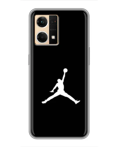 Чехол для OPPO Reno7 Pro 5G с картинкой «Jordan Silhouette»