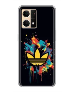 Чехол для OPPO Reno7 Pro 5G с картинкой «Adidas Splash» Чехол для OPPO Reno7 Pro 5G с картинкой «Adidas Splash»