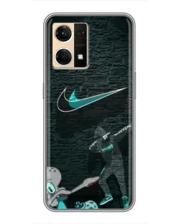 Чохол для OPPO Reno7 Pro 5G з картинкою «Спортивний арт Nike» Чохол для OPPO Reno7 Pro 5G з картинкою «Спортивний арт Nike»