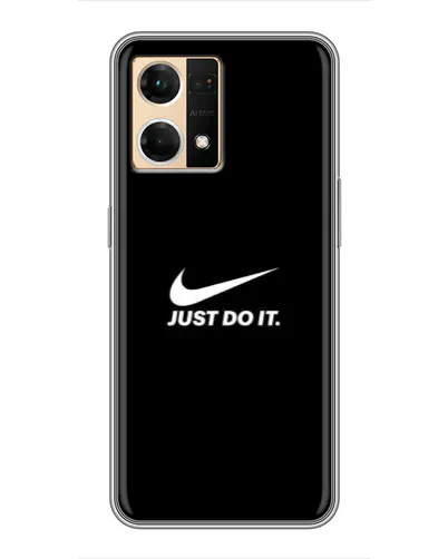 Чехол для OPPO Reno7 Pro 5G с картинкой «Минимализм от Nike» Чехол для OPPO Reno7 Pro 5G с картинкой «Минимализм от Nike»