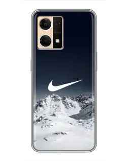 Чохол для OPPO Reno7 Pro 5G з картинкою «Nike — зимові гори» Чохол для OPPO Reno7 Pro 5G з картинкою «Nike — зимові гори»
