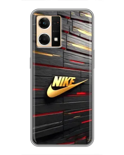 Чехол для OPPO Reno7 Pro 5G с картинкой «Золотой Nike на металле» Чехол для OPPO Reno7 Pro 5G с картинкой «Золотой Nike на металле»