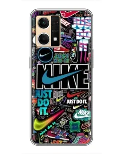Чохол для OPPO Reno7 Pro 5G з картинкою «Яскравий колаж Nike» Чохол для OPPO Reno7 Pro 5G з картинкою «Яскравий колаж Nike»