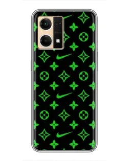 Чехол для OPPO Reno7 Pro 5G с картинкой «Неоновый принт LV» Чехол для OPPO Reno7 Pro 5G с картинкой «Неоновый принт LV»