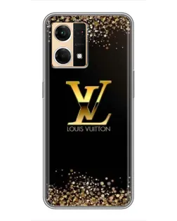 Чехол для OPPO Reno7 Pro 5G с картинкой «LV — золотые искры» Чехол для OPPO Reno7 Pro 5G с картинкой «LV — золотые искры»