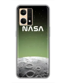 Чехол для OPPO Reno7 Pro 5G с картинкой «NASA — лунный градиент» Чехол для OPPO Reno7 Pro 5G с картинкой «NASA — лунный градиент»