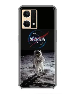 Чехол для OPPO Reno7 Pro 5G с картинкой «Астронавт на Луне» Чехол для OPPO Reno7 Pro 5G с картинкой «Астронавт на Луне»