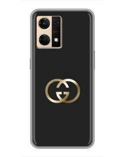 Чехол для OPPO Reno7 Pro 5G с картинкой «Минимализм Gucci»