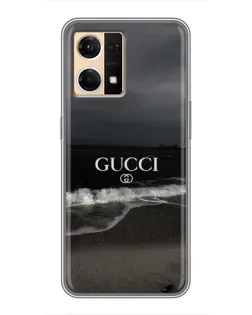 Чехол для OPPO Reno7 Pro 5G с картинкой «Gucci — морской прибой»
