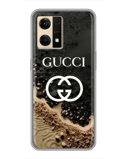 Чехол для OPPO Reno7 Pro 5G с картинкой «Gucci — песчаные дюны»