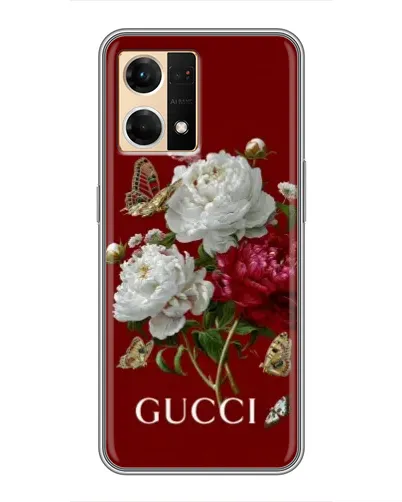 Чехол для OPPO Reno7 Pro 5G с картинкой «Gucci —  сад»