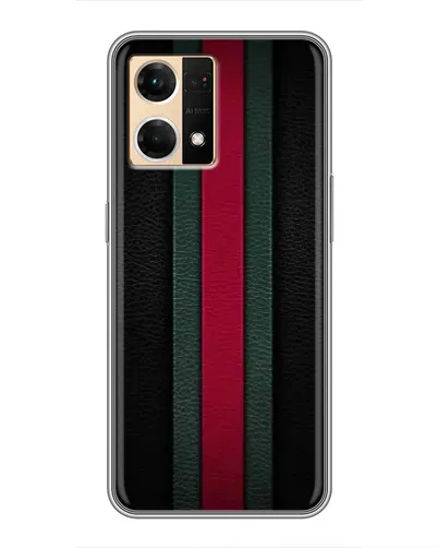 Чехол для OPPO Reno7 Pro 5G с картинкой «Gucci — неоновая линия»