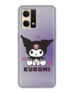 Чехол для OPPO Reno7 Pro 5G с картинкой «Kuromi — фиолетовый арт» Чехол для OPPO Reno7 Pro 5G с картинкой «Kuromi — фиолетовый арт»