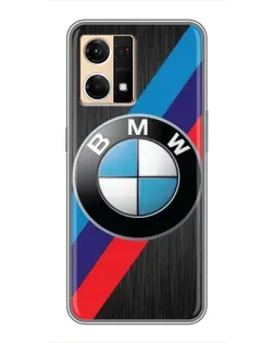 Чохол для OPPO Reno7 Pro 5G з картинкою «BMW M-stripes стиль» Чохол для OPPO Reno7 Pro 5G з картинкою «BMW M-stripes стиль»