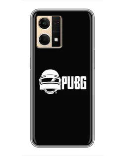 Чехол для OPPO Reno7 Pro 5G с картинкой «PUBG — классический лого»