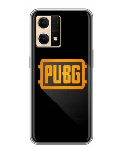 Чехол для OPPO Reno7 Pro 5G с картинкой «PUBG — рамка лого»