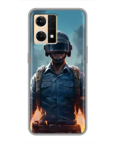 Чехол для OPPO Reno7 Pro 5G с картинкой «PUBG — реалистичный герой»