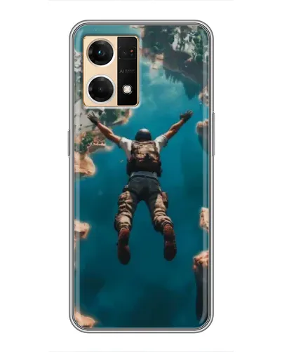 Чехол для OPPO Reno7 Pro 5G с картинкой «PUBG — свободное падение»