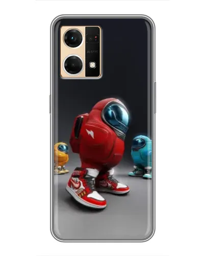 Чехол для OPPO Reno7 Pro 5G с картинкой «Among Us — 3D стиль» Чехол для OPPO Reno7 Pro 5G с картинкой «Among Us — 3D стиль»