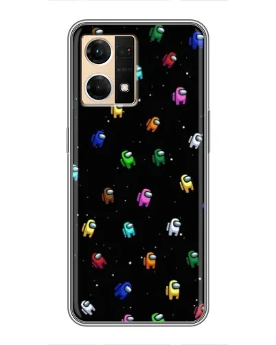 Чехол для OPPO Reno7 Pro 5G с картинкой «Экипаж Among Us» Чехол для OPPO Reno7 Pro 5G с картинкой «Экипаж Among Us»