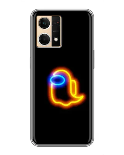 Чехол для OPPO Reno7 Pro 5G с картинкой «Among Us неоновое сияние» Чехол для OPPO Reno7 Pro 5G с картинкой «Among Us неоновое сияние»