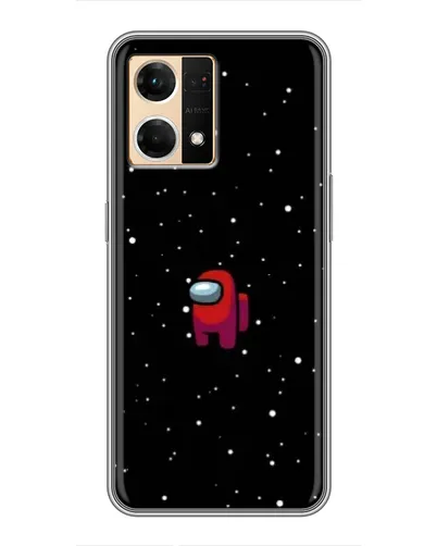 Чехол для OPPO Reno7 Pro 5G с картинкой «Красный Among Us» Чехол для OPPO Reno7 Pro 5G с картинкой «Красный Among Us»