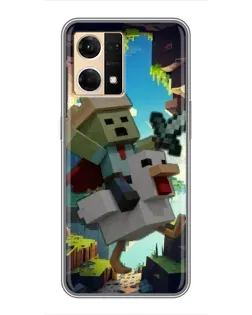 Чехол для OPPO Reno7 Pro 5G с картинкой «Стив и гусь»