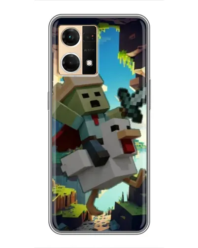 Чехол для OPPO Reno7 Pro 5G с картинкой «Стив и гусь»
