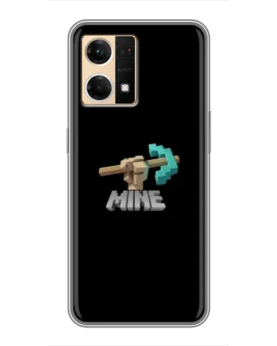 Чехол для OPPO Reno7 Pro 5G с картинкой «Алмазная кирка»