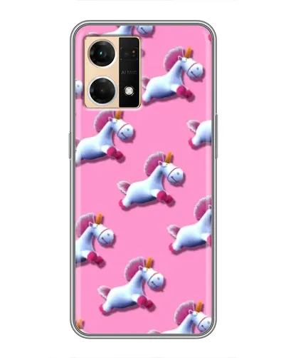 Чохол для OPPO Reno7 Pro 5G з картинкою «Єдинороги на рожевому» Чохол для OPPO Reno7 Pro 5G з картинкою «Єдинороги на рожевому»