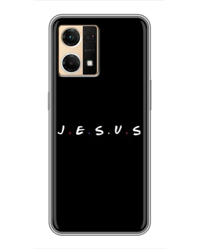 Чехол для OPPO Reno7 Pro 5G с картинкой «Точки веры J.E.S.U.S.» Чехол для OPPO Reno7 Pro 5G с картинкой «Точки веры J.E.S.U.S.»