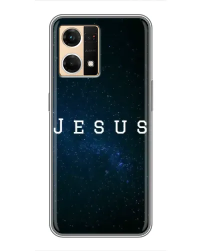 Чехол для OPPO Reno7 Pro 5G с картинкой «Звездное небо Jesus» Чехол для OPPO Reno7 Pro 5G с картинкой «Звездное небо Jesus»