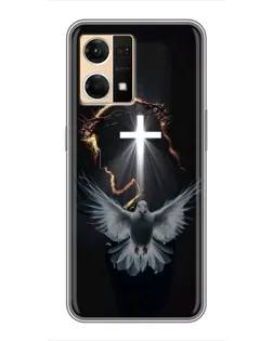 Чехол для OPPO Reno7 Pro 5G с картинкой «Голубь и Свет»