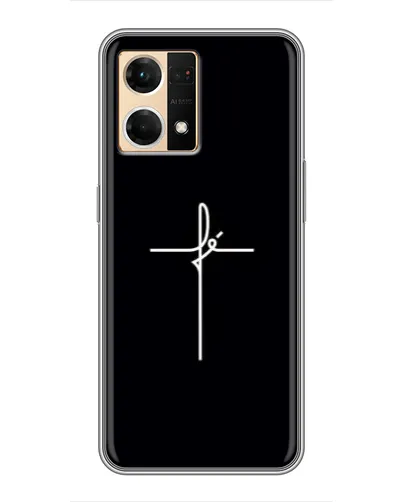 Чехол для OPPO Reno7 Pro 5G с картинкой «Тонкий крест» Чехол для OPPO Reno7 Pro 5G с картинкой «Тонкий крест»