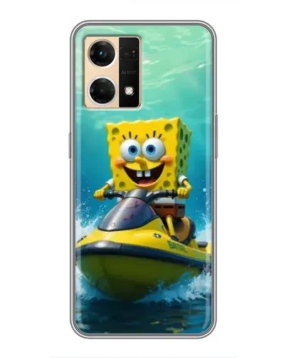 Чехол для OPPO Reno7 Pro 5G с картинкой «Спанч Боб на гидроцикле» Чехол для OPPO Reno7 Pro 5G с картинкой «Спанч Боб на гидроцикле»