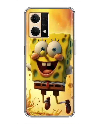 Чехол для OPPO Reno7 Pro 5G с картинкой «Губка Боб прыгает» Чехол для OPPO Reno7 Pro 5G с картинкой «Губка Боб прыгает»
