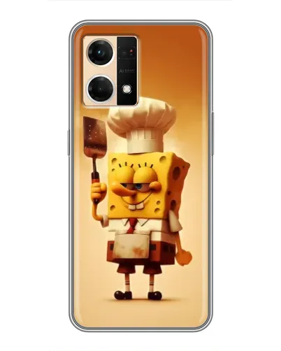 Чехол для OPPO Reno7 Pro 5G с картинкой «Губка Боб повар» Чехол для OPPO Reno7 Pro 5G с картинкой «Губка Боб повар»