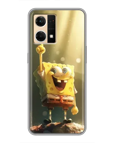 Чехол для OPPO Reno7 Pro 5G с картинкой «Сияющий Спанч Боб» Чехол для OPPO Reno7 Pro 5G с картинкой «Сияющий Спанч Боб»