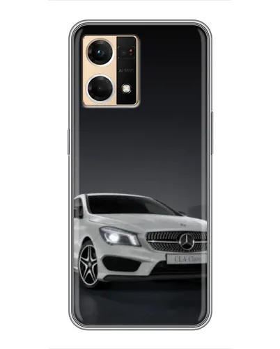 Чехол для OPPO Reno7 Pro 5G с картинкой «Mercedes AMG GT Silver»