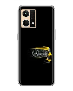 Чехол для OPPO Reno7 Pro 5G с картинкой «Mercedes — ретро стиль»