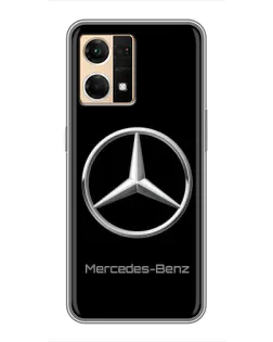 Чехол для OPPO Reno7 Pro 5G с картинкой «Mercedes Silver Logo»