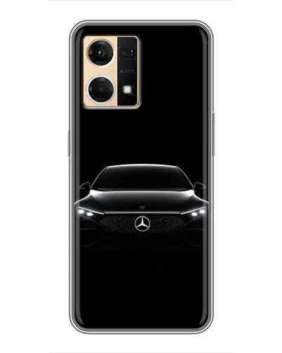 Чехол для OPPO Reno7 Pro 5G с картинкой «Mercedes Vision — концепт»