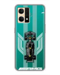 Чехол для OPPO Reno7 Pro 5G с картинкой «Mercedes AMG Petronas»
